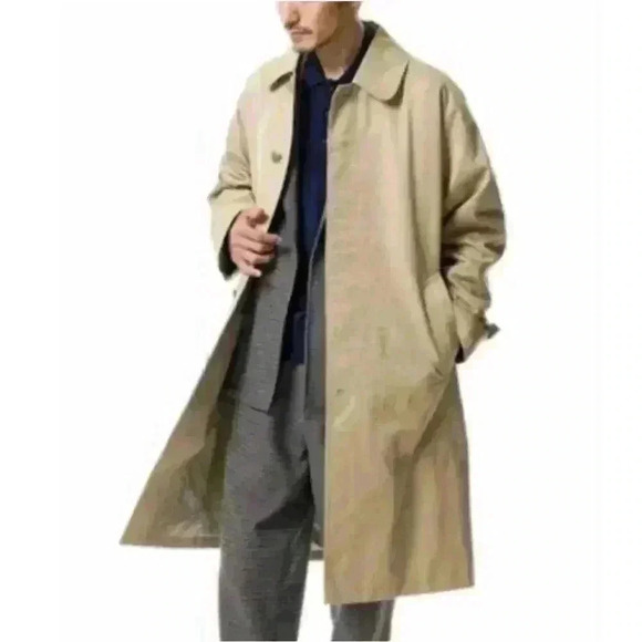 London Fog Like New Men’s Ultimate Rain Coat Black 44 Regular XXL - Picture 9 of 10